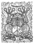 Public-Domain-Adult-Coloring-Page-Frog