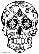 Public-Domain-Adult-Coloring-Page-Skull
