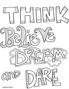 Public-Domain-Adult-Coloring-Page-Think-Believe-Dream-Dare