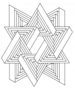 Public-Domain-Adult-Coloring-Page-Triangles
