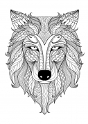 Public-Domain-Adult-Coloring-Page-Wolf
